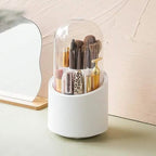 360° Rotating Brush Organizer in white