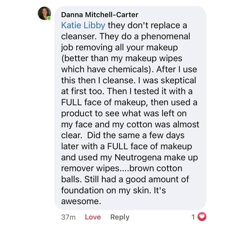 Additional view of the Reusable Makeup Remover Cloth